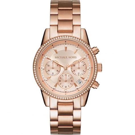 michael kors armbanduhr damen rosegold|Michael Kors rose gold watch.